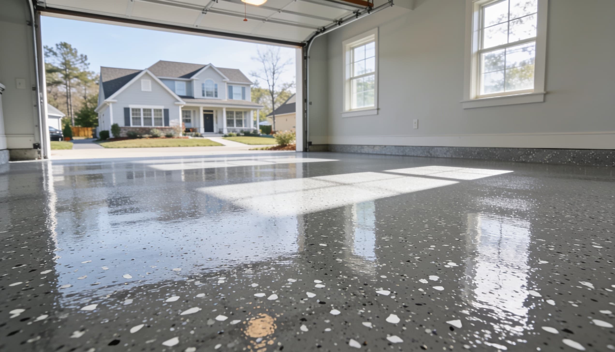 Epoxy flooring in Davidson, NC — Charlotte Epoxy Pro