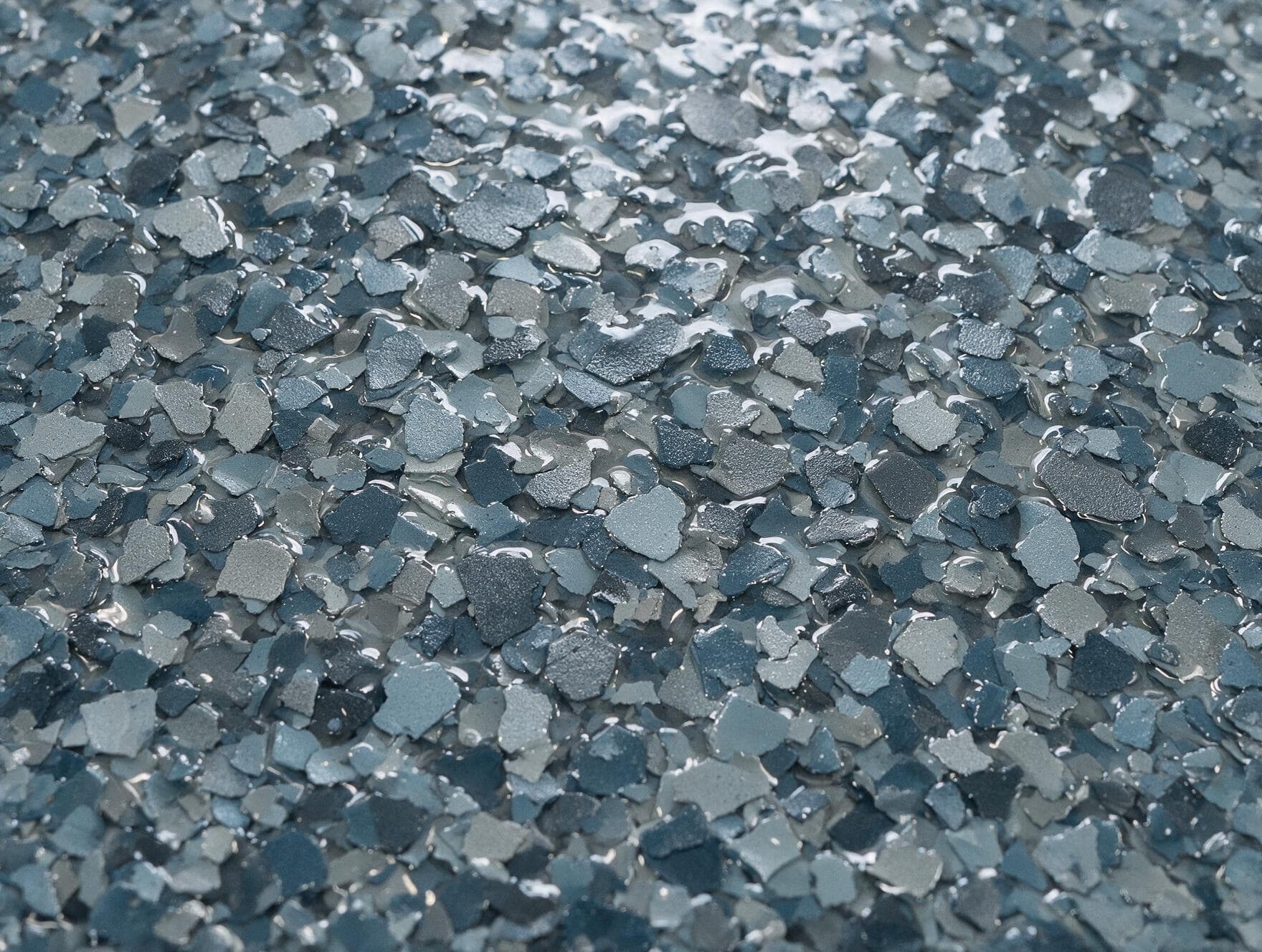 Slate Commercial epoxy floor texture — Charlotte NC