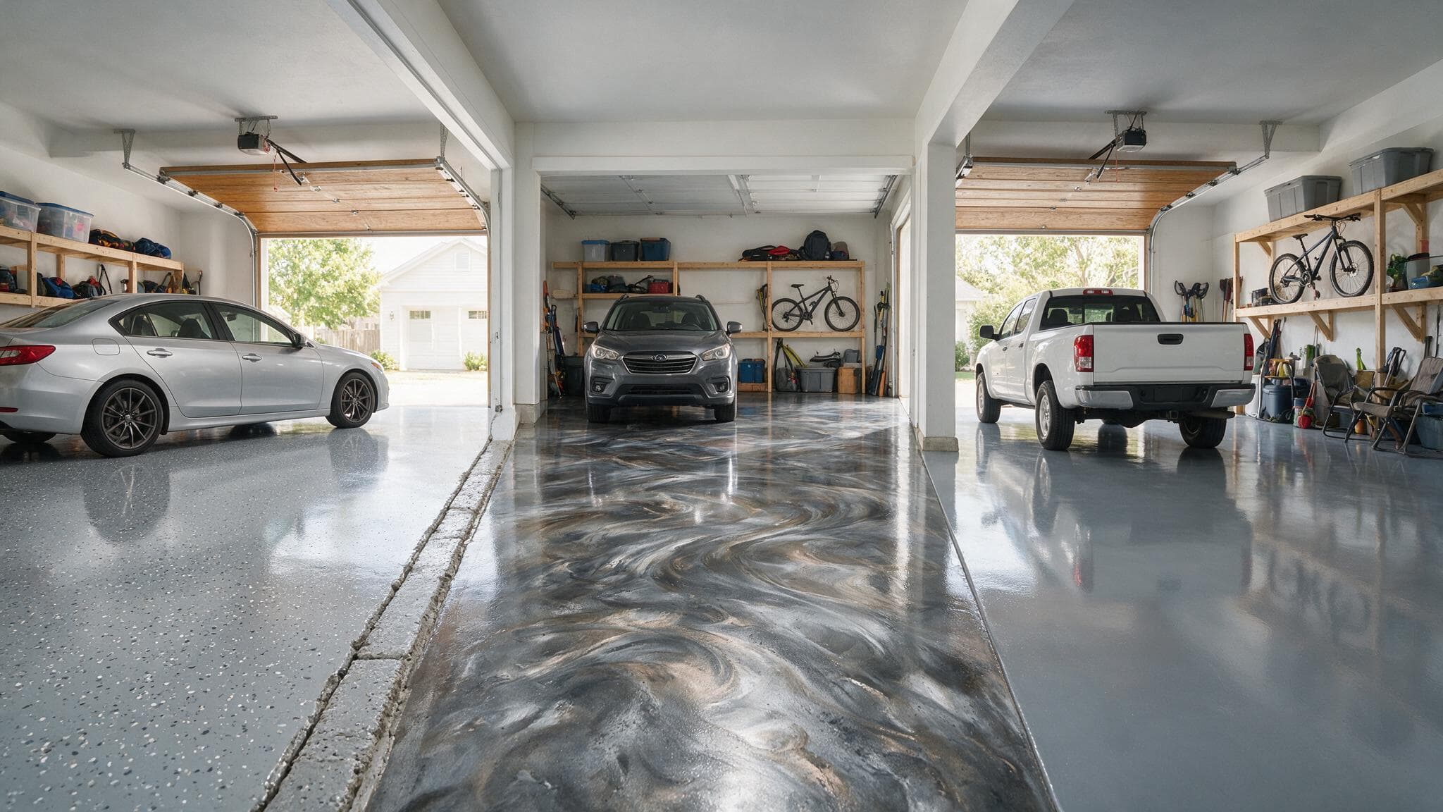 Best garage floor coating comparison Charlotte NC