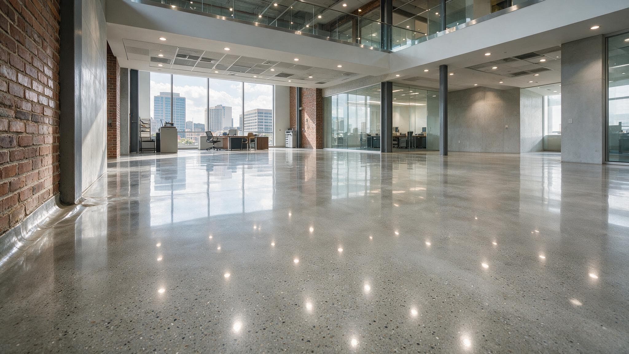 Polished concrete floor cost guide Charlotte NC