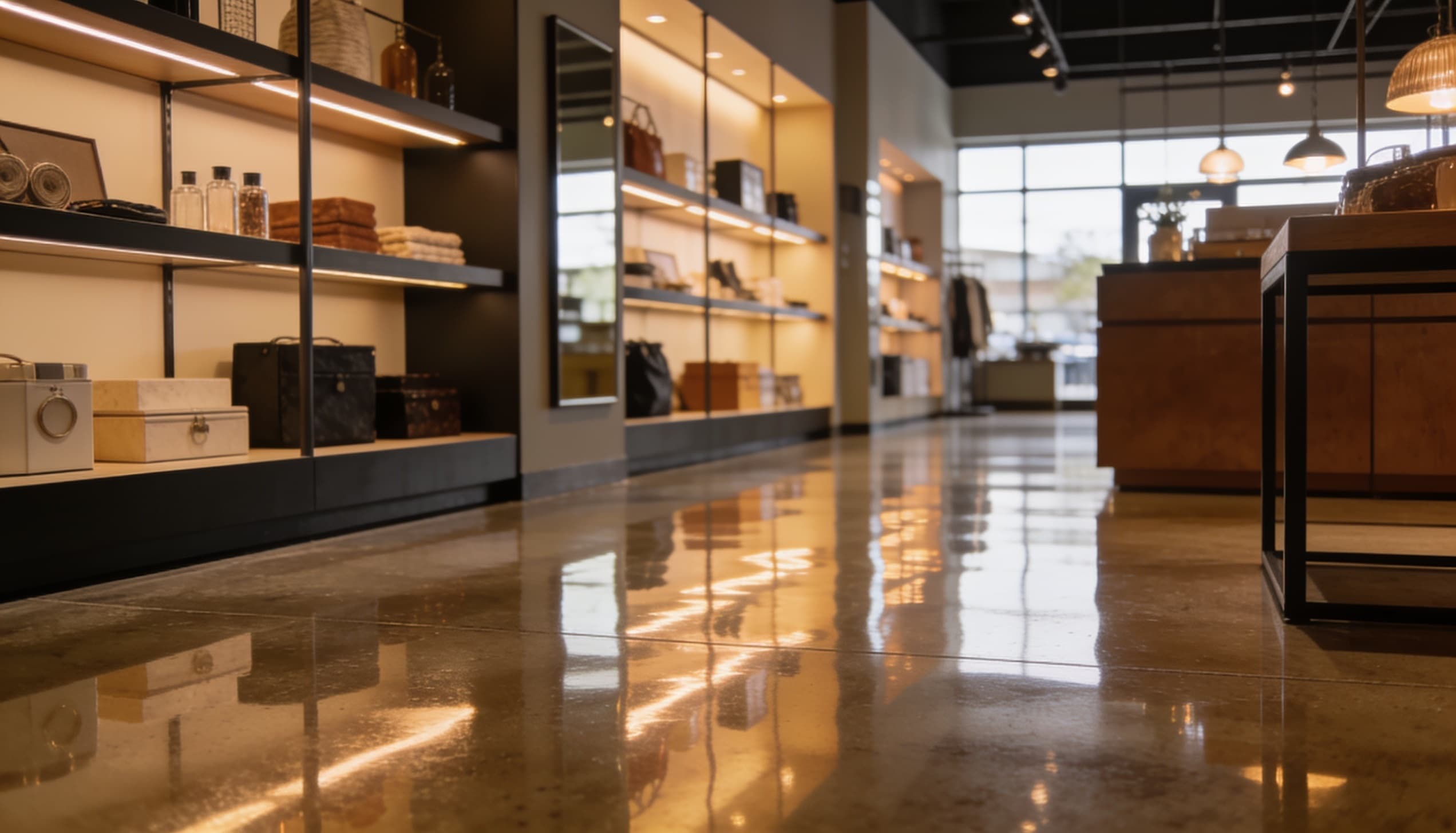 Concrete polishing in Harrisburg, NC — Charlotte Epoxy Pro