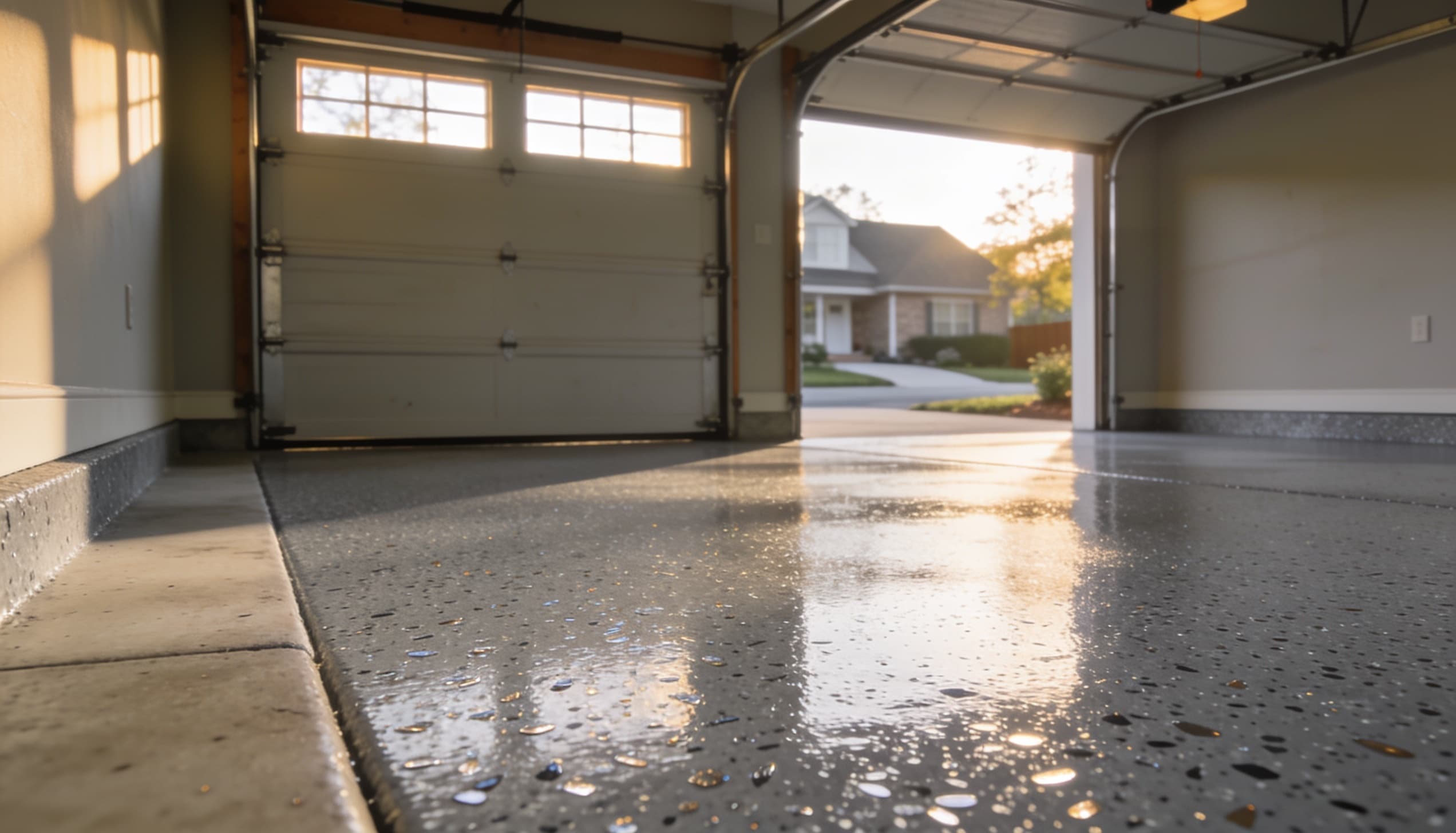 Garage floor coating in Pineville, NC — Charlotte Epoxy Pro