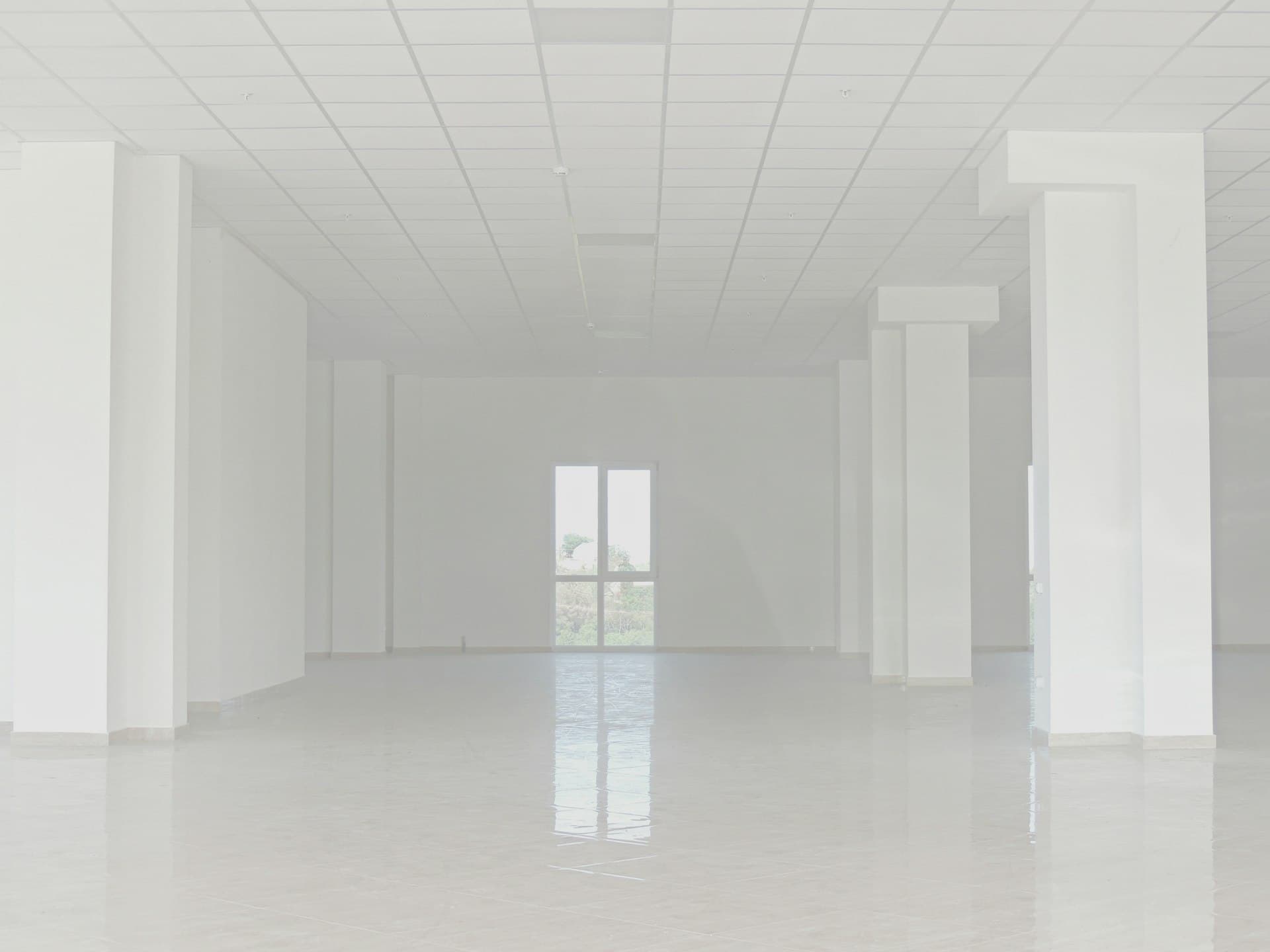 Finished epoxy flake garage floor — clean residential installation Charlotte NC